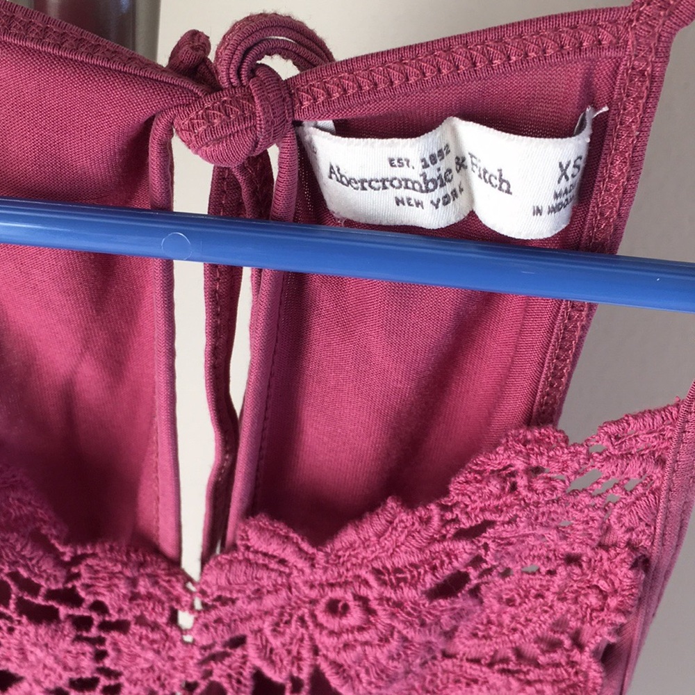 Pink crochet front cami - Picture 4 of 4